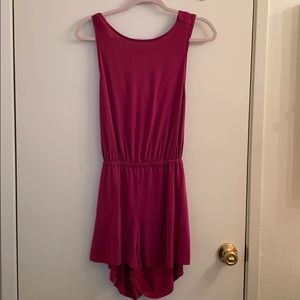 Urban Outfitters fuchsia romper